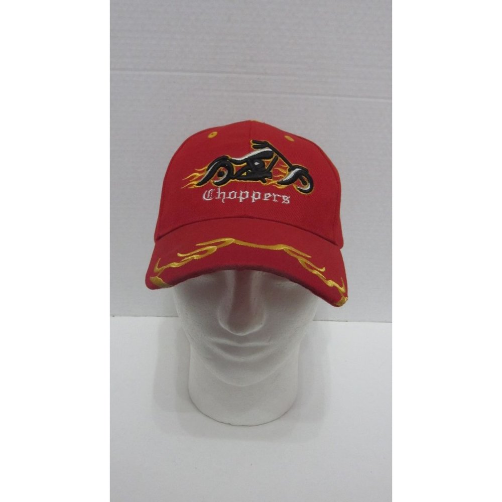 Choppers Red Motorcycle One Size Hat